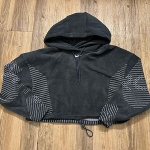 Nike Pro Therma-Fit Navy Crop Hoodie